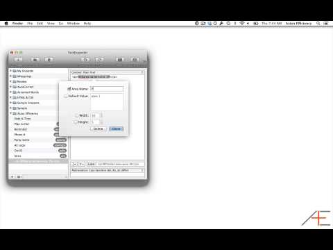 TextExpander Snippets with Multi Line Options