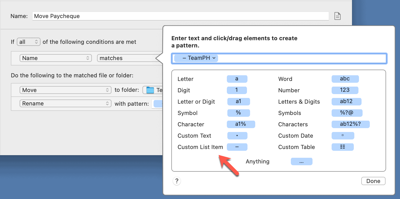 Hazel custom list element