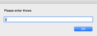 Mdtable rows